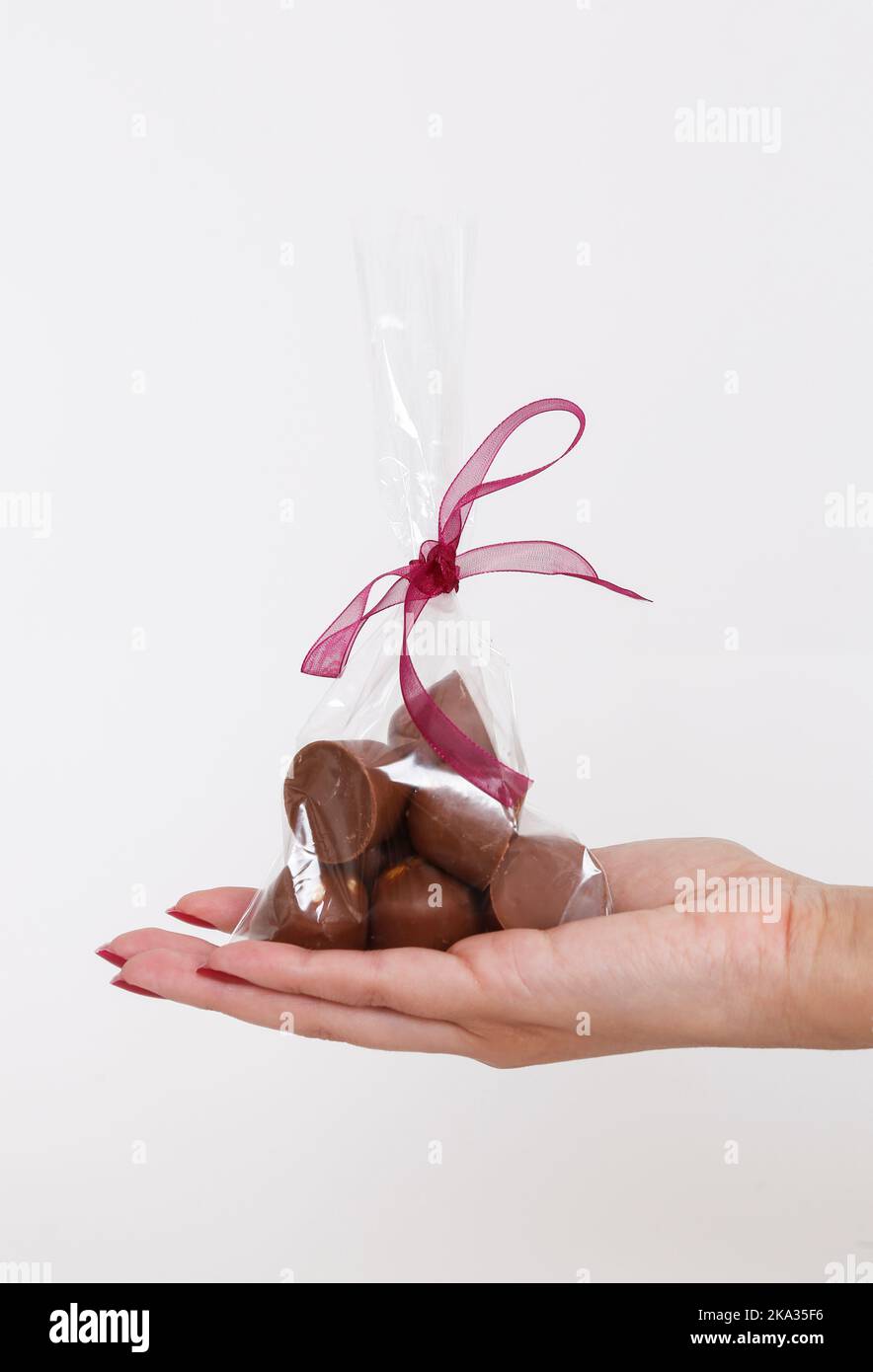 Handgemachte Schokolade Stockfoto