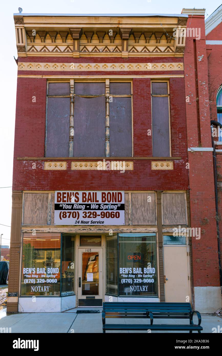 Pine Bluff, Arkansas. Stockfoto