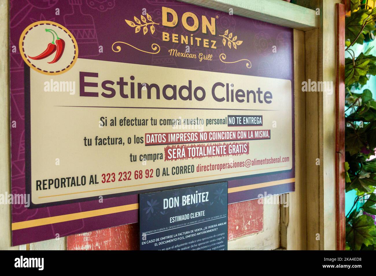 Bogota Kolumbien,La Candelaria Centro Historico Zentral historische Altstadt Zentrum Don Benitez Mexican Grill Restaurant Restaurants Speisen EA Stockfoto