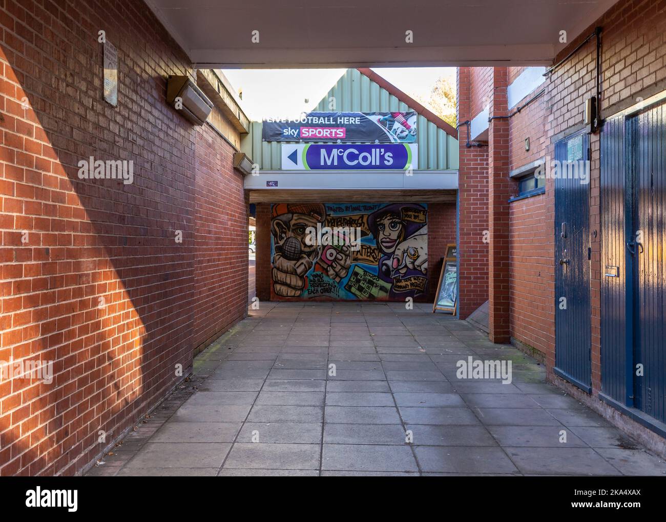 Matchborough Center, Einkaufsmöglichkeiten in Redditch, Worcestershire. Stockfoto