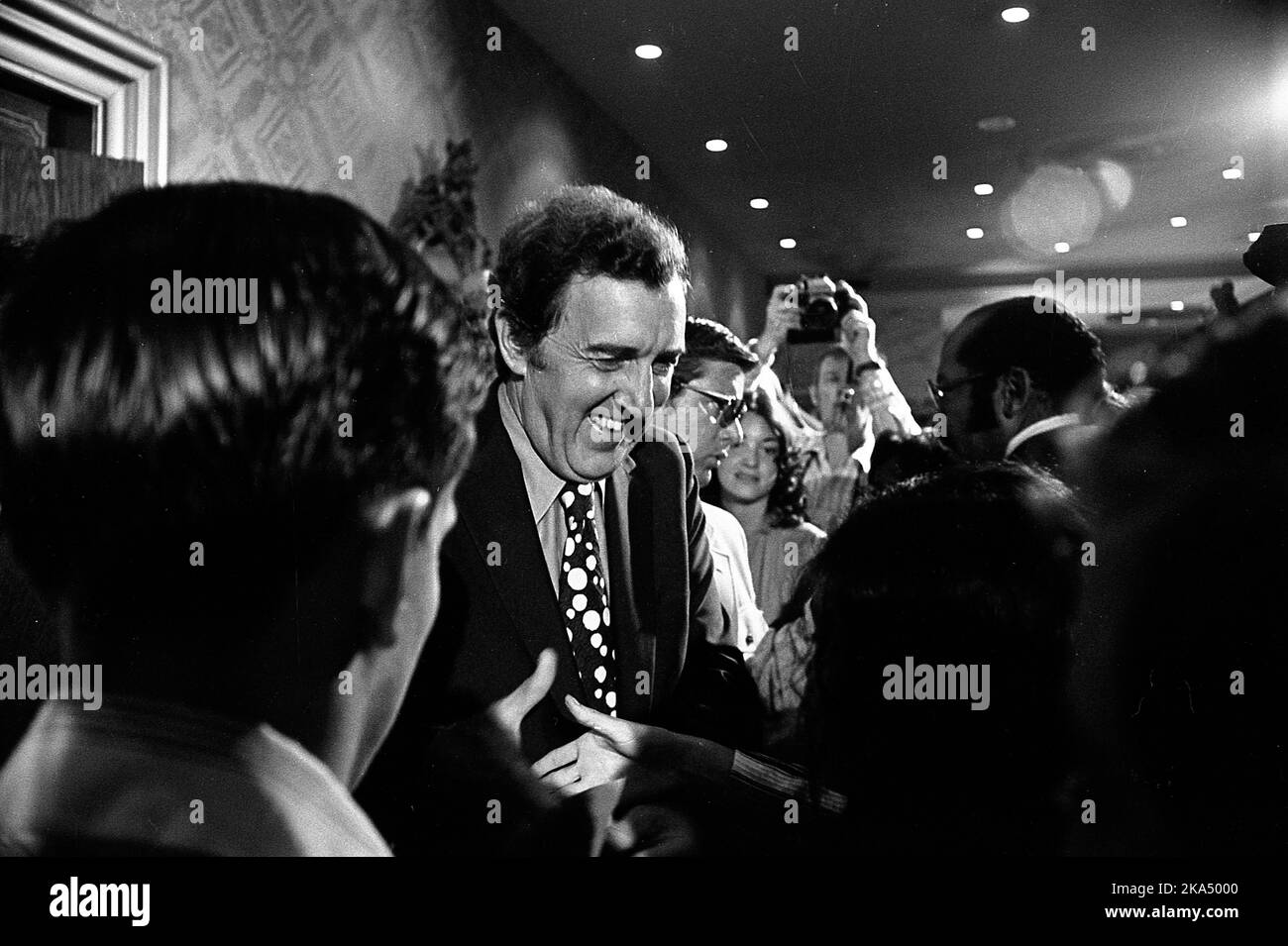 Edmund Muskie, Politiker der amerikanischen Demokraten, Miami Convention, 1972 Stockfoto
