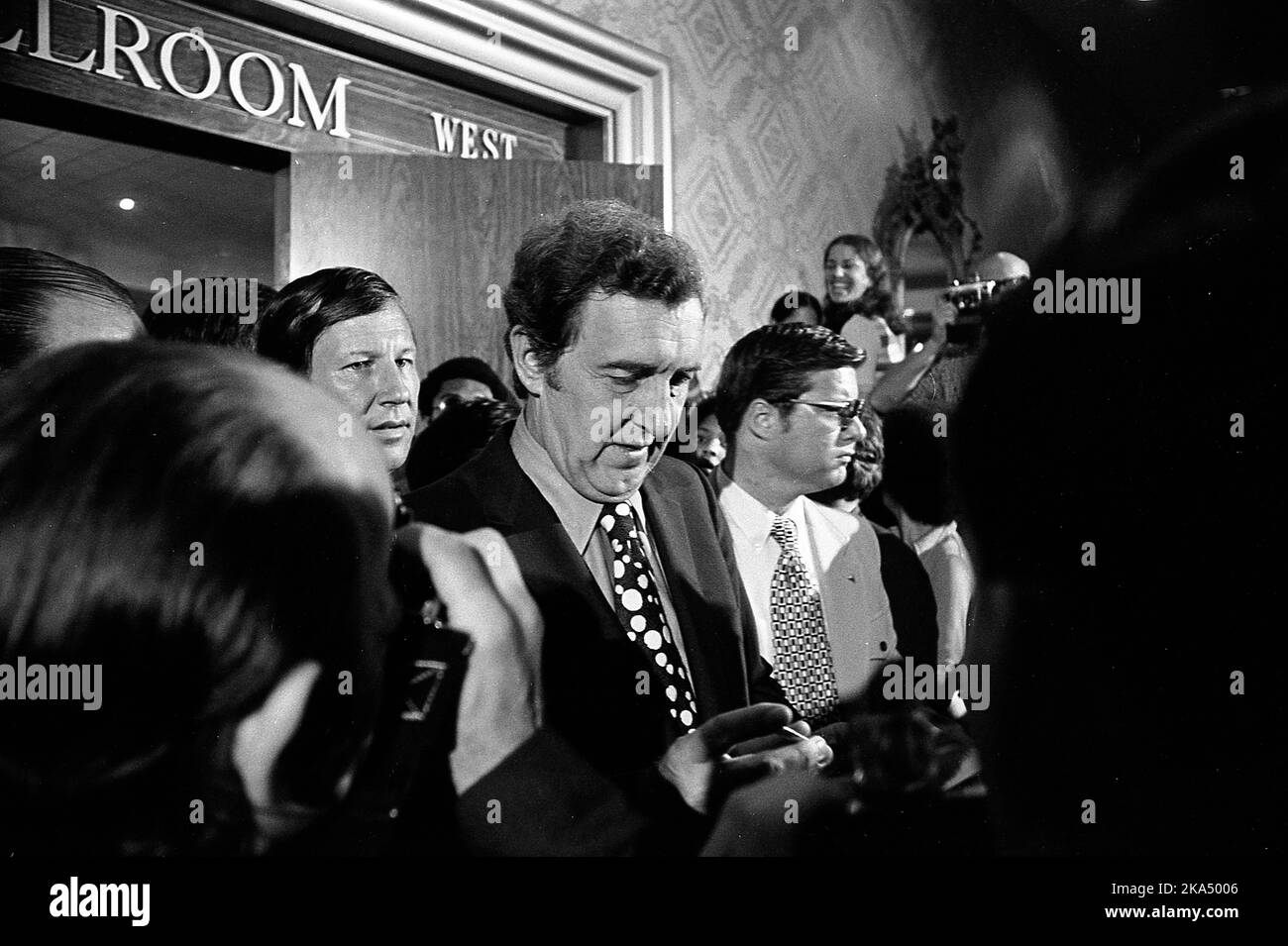 Edmund Muskie, Politiker der amerikanischen Demokraten, Miami Convention, 1972 Stockfoto