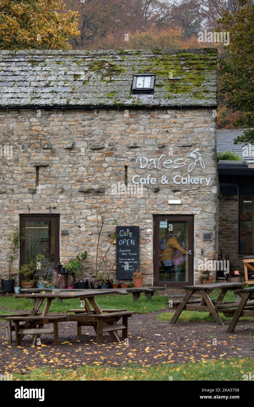 Dales Cafe, Fremington, North Yorkshire, England, Großbritannien Stockfoto