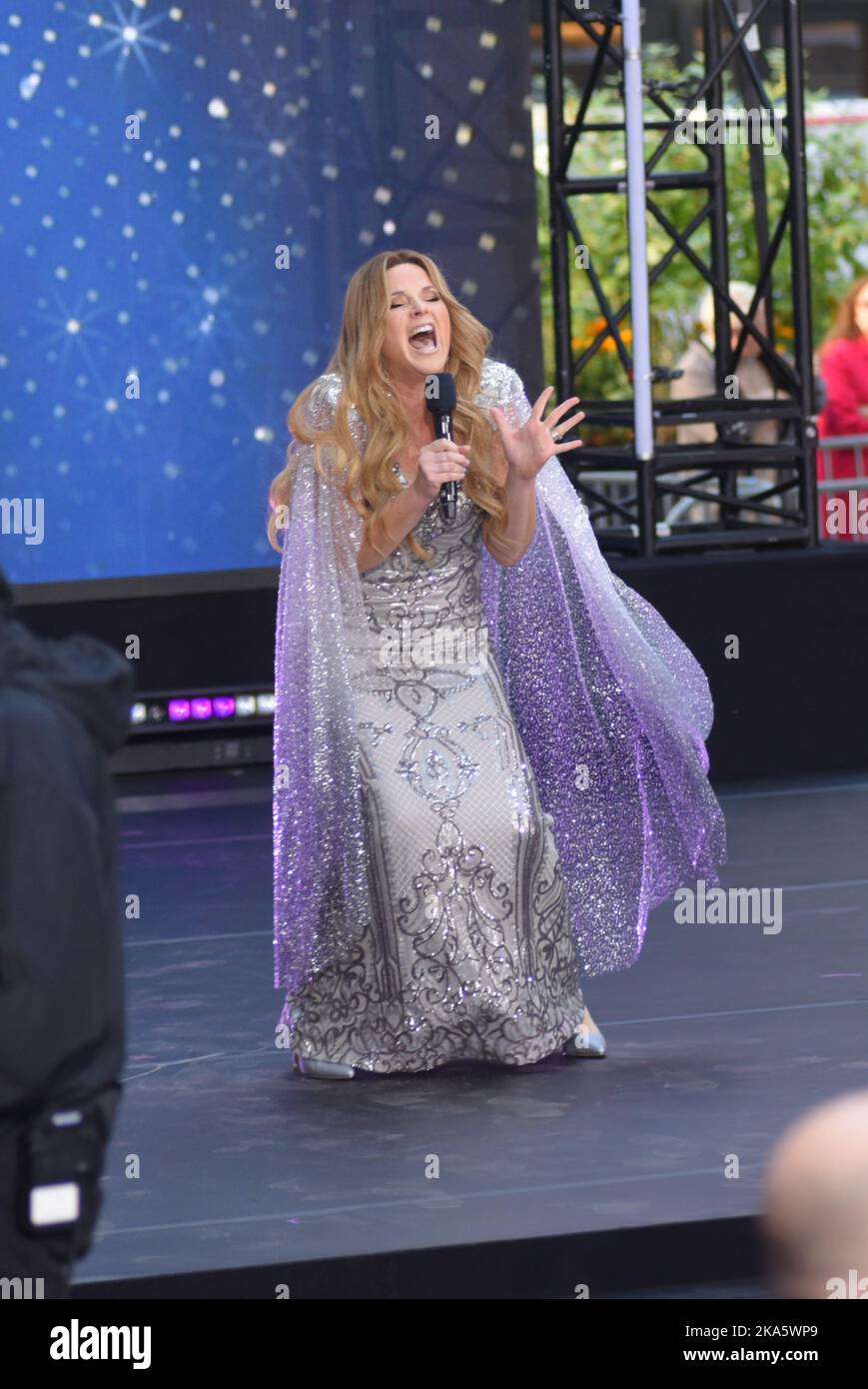 New York, Usa. 31. Oktober 2022. Jenna Bush Hager nimmt an der Today TV Show Halloween-Party in New York City Teil. (Foto von Efren Landaos/SOPA Images/Sipa USA) Quelle: SIPA USA/Alamy Live News Stockfoto