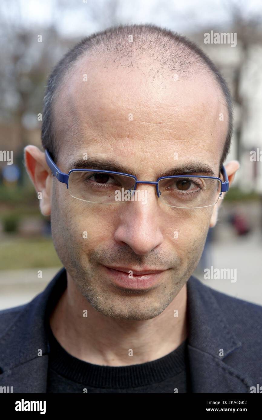 OSLO, Norwegen 20160314. Der israelische Autor Yuval Noah Harari. Foto: Cornelius Poppe / NTB scanpix Stockfoto