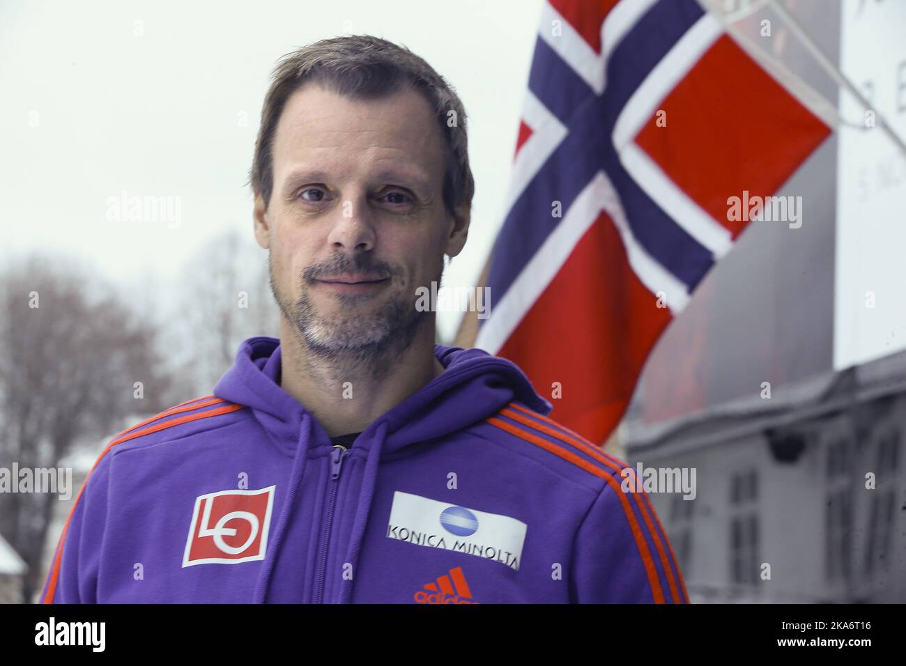 Jevnaker 20170201. Der norwegische Skisprungtrainer Alexander StÃ¶ckl bei Jevnaker. Foto: Terje Pedersen / NTB scanpix Stockfoto