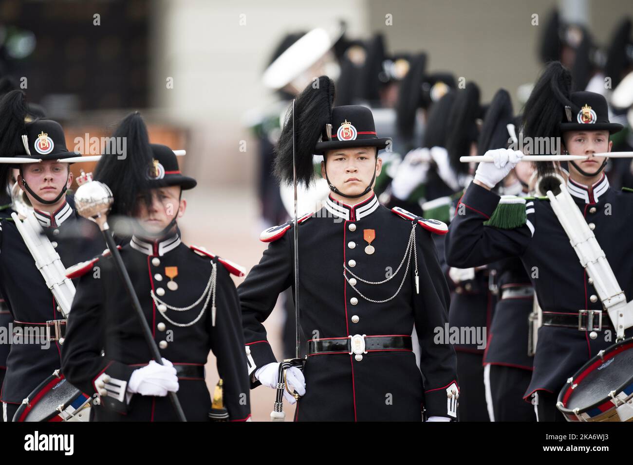 Oslo, Norwegen 20170509. Feier von König Harald und Königin Sonja von