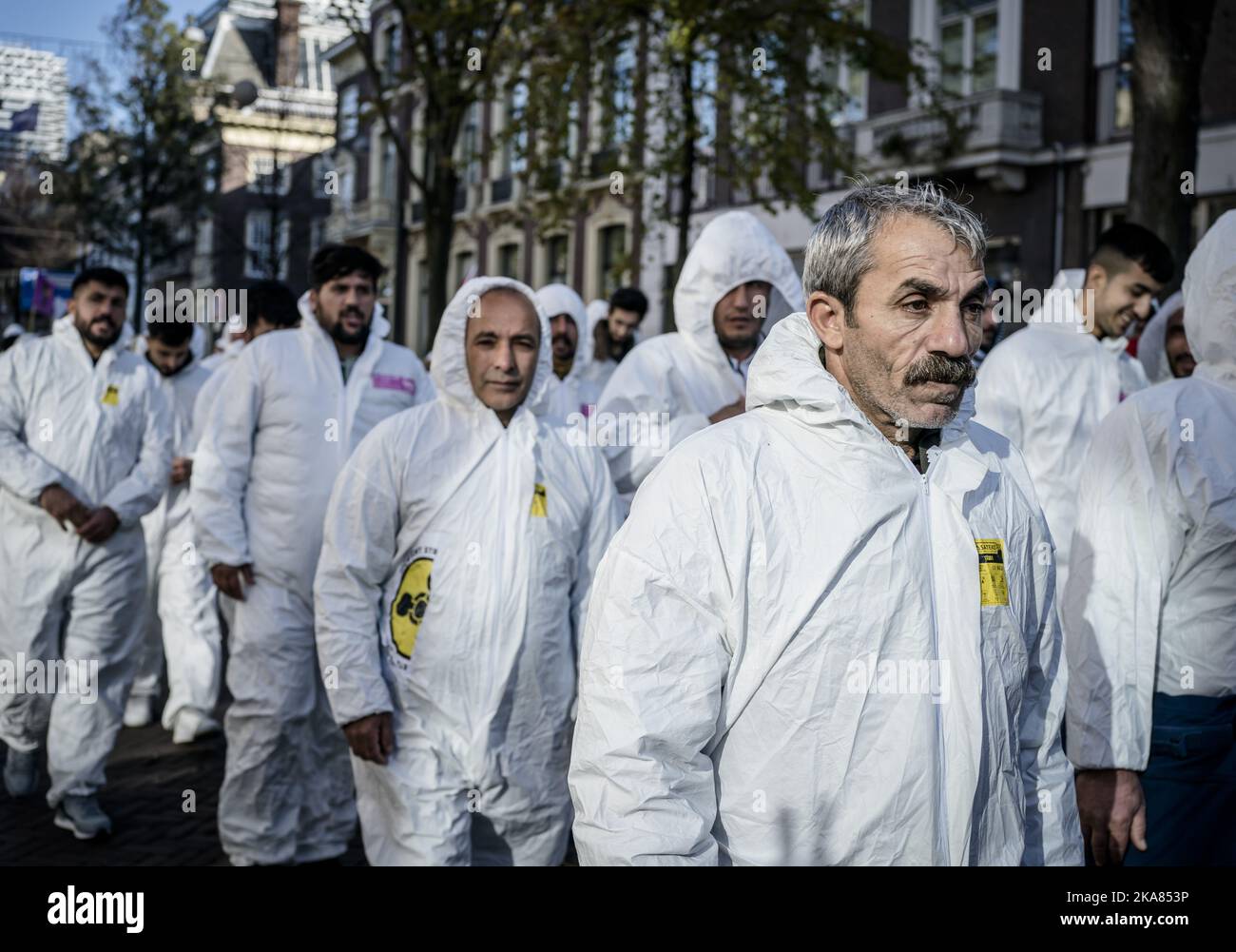 2022-11-01 13:35:11 DEN HAAG protestiert während eines kurdischen Protestes auf der Herengracht. ANP BART MAAT niederlande Out - belgien Out Stockfoto