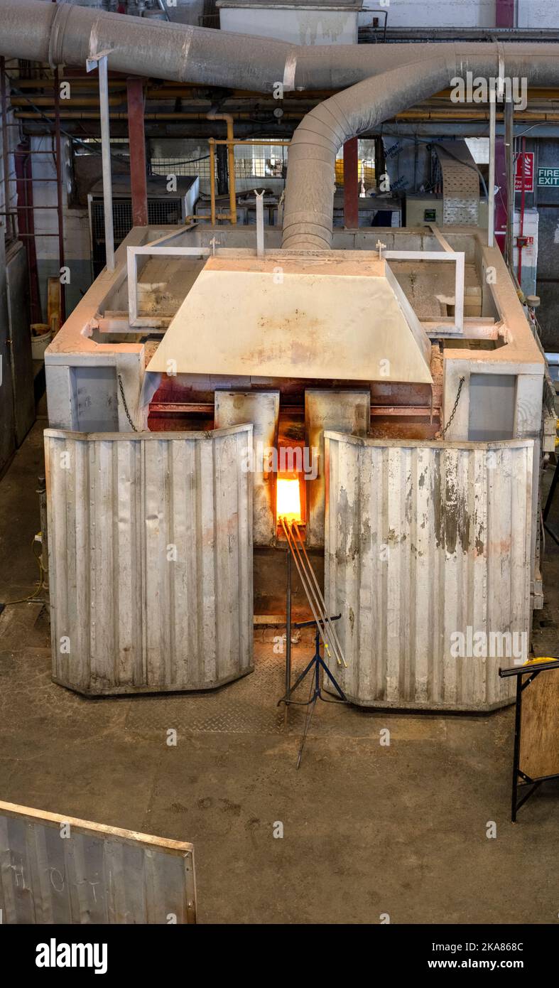 Dartington Crystal Factory, Great Torridge, Devon, Großbritannien Stockfoto