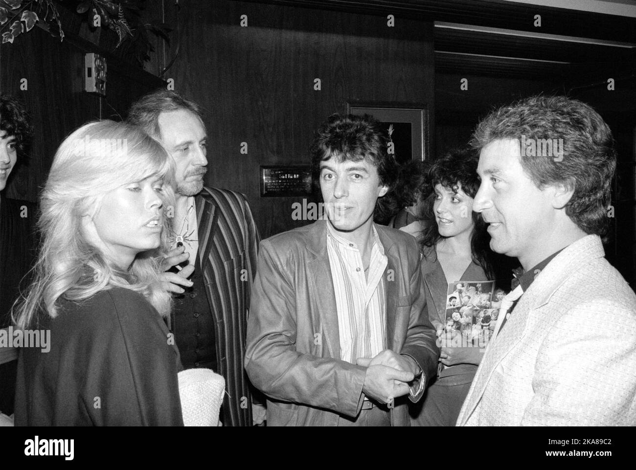 84-1096 BILL WYMAN, MANDY SMITH, JOHN ENTWISTLE, KENNY JONES & ANDERE 29. Mai 1984 The Prince of Wales Theatre, Coventry Street, London Stockfoto