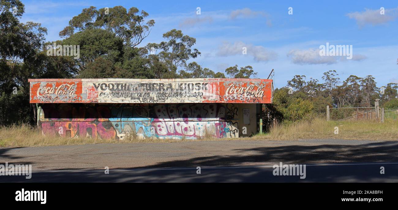 Ein alter Lebensmittelstopp nordwestlich von Sydney Stockfoto