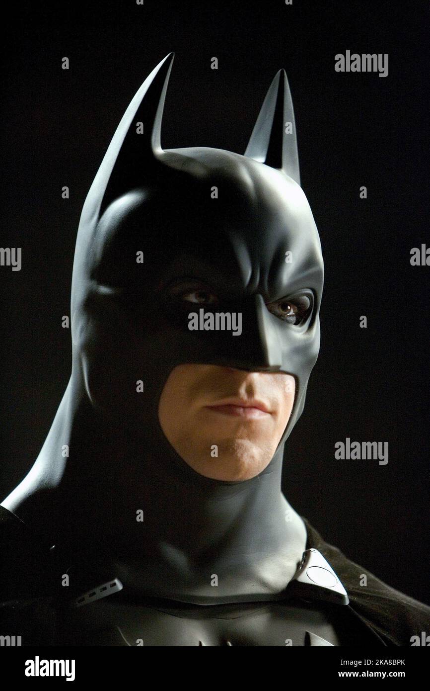 Batman Beginnt Christian Bale Stockfoto