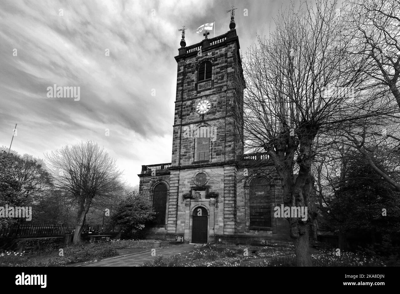 St. Modwen Kirche, Burton upon Trent Stadt, Staffordshire, England; Großbritannien Stockfoto