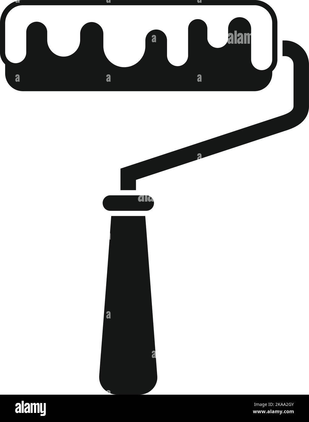 Redesign Farbe Roller Symbol einfachen Vektor. Web-benutzeroberfläche. Studio-Projekt Stock Vektor