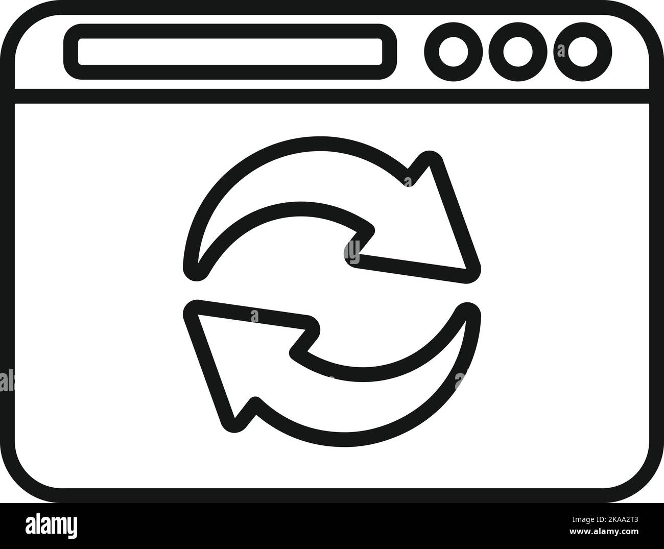 Umriss-Vektor für Webseiten-Symbole neu gestalten. Vorlage Agentur. UX kreativ Stock Vektor