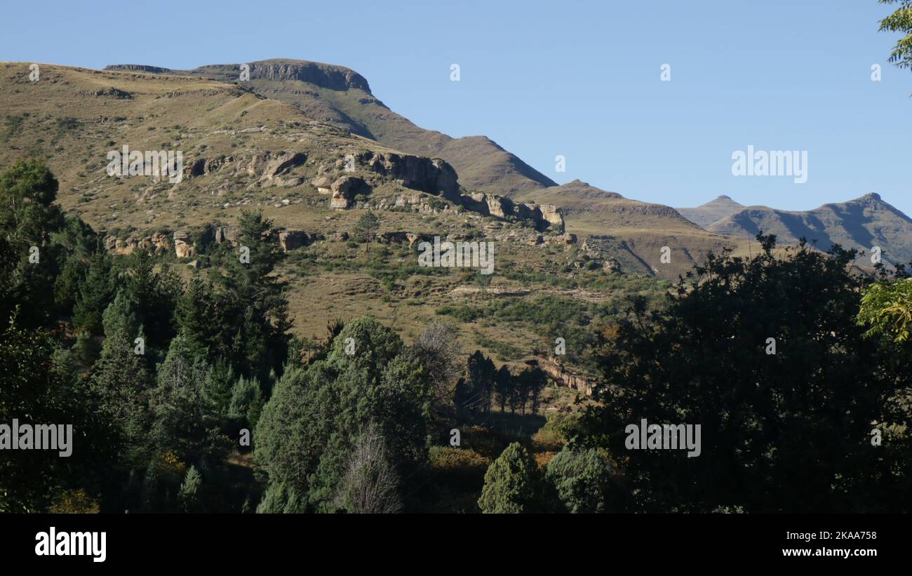Maluti Mountain Range Stockfoto
