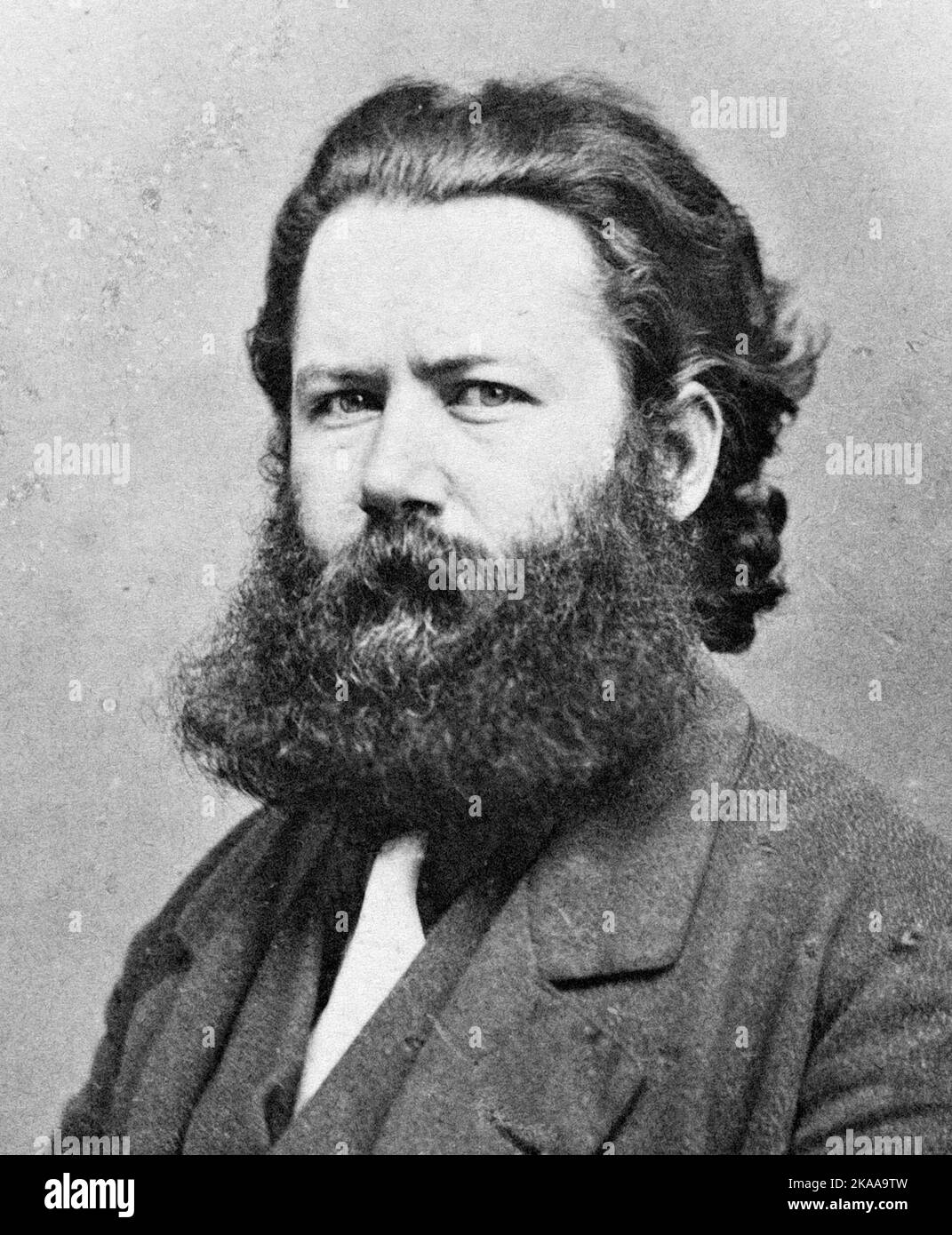 Henrik Johan Ibsen (1828 – 1906) norwegischer Dramatiker und Theaterregisseur Stockfoto