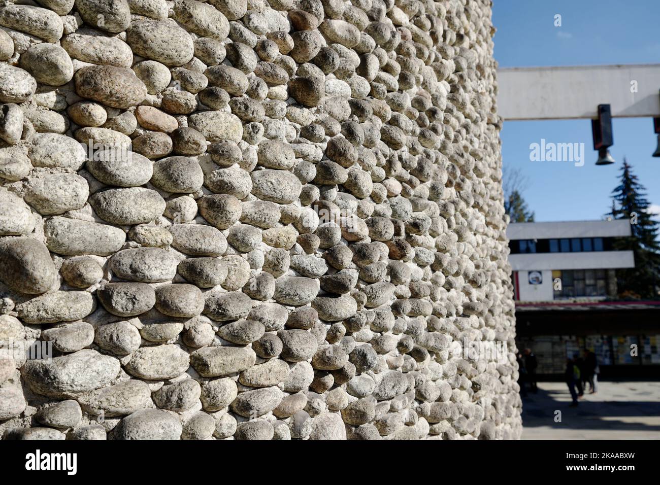 Die Lord's Ark Kirche (Arka Pana), unsere Lady Queen von Polen, erbaut 1967-1977, Nowa Huta, Kraków, Polen, Oktober 2022 Stockfoto