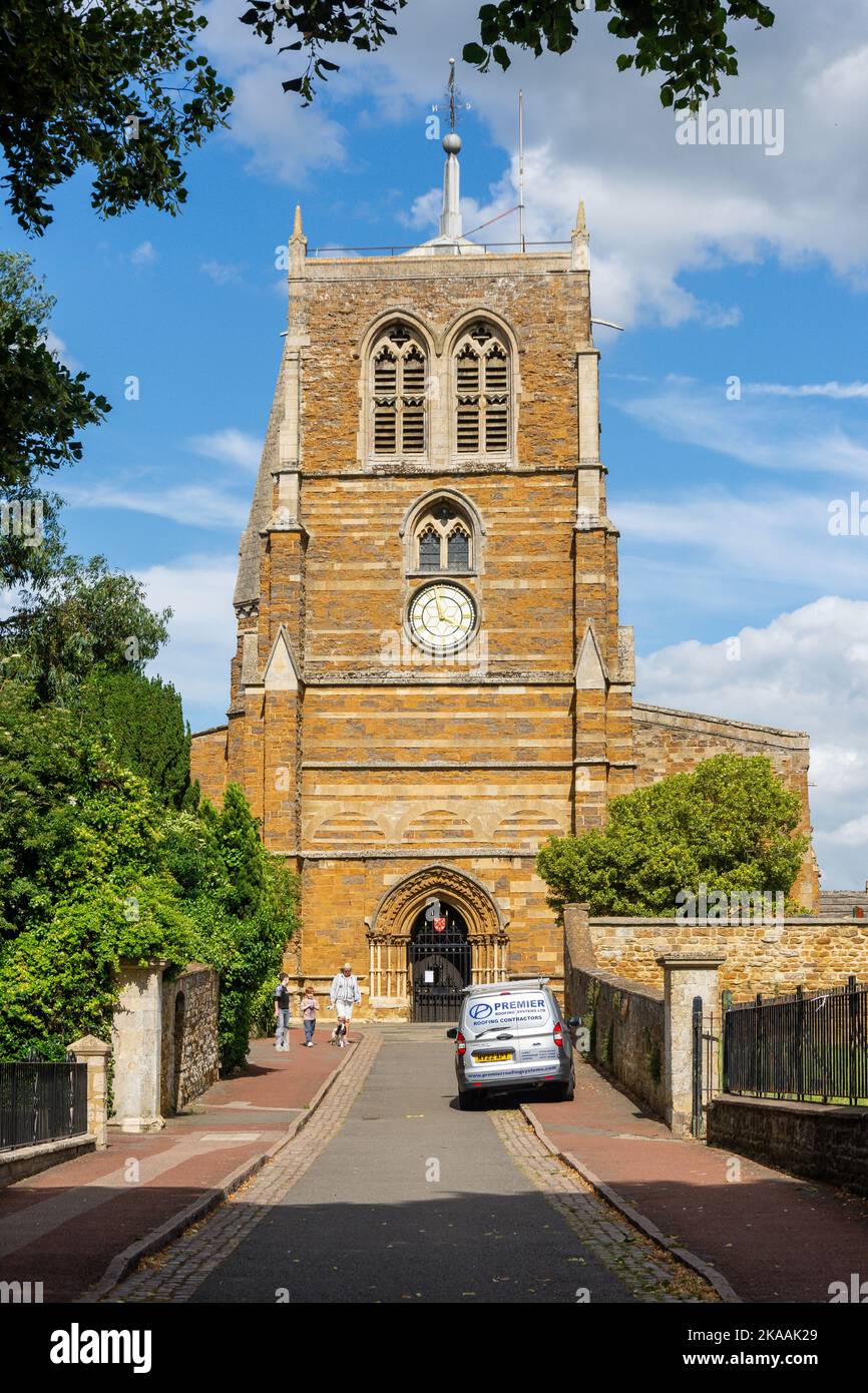 Holy Trinity Church, Squire's Hill, Rothwell, Northamptonshire, England, Vereinigtes Königreich Stockfoto