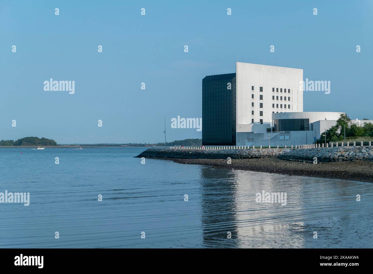 Präsident John F Kennedy Library in Dorchester, Boston, Massachusetts Stockfoto