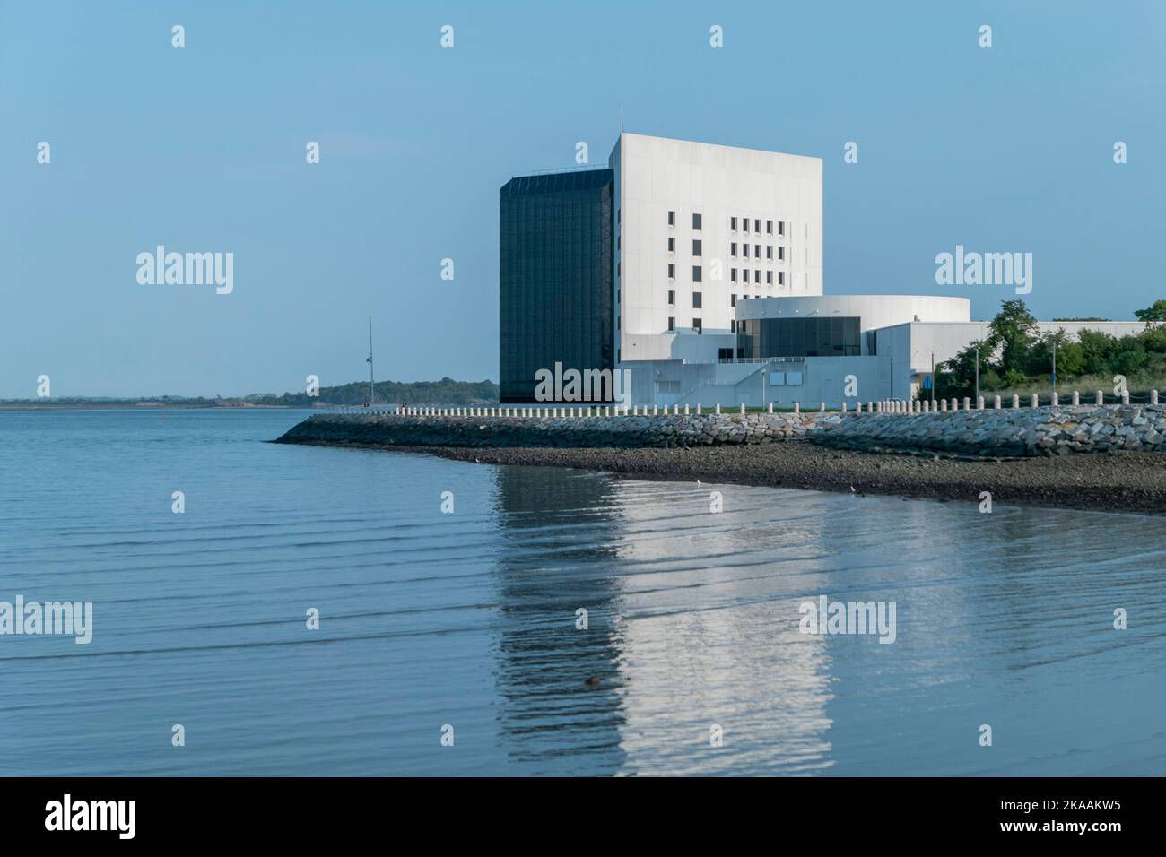 Präsident John F Kennedy Library in Dorchester, Boston, Massachusetts Stockfoto