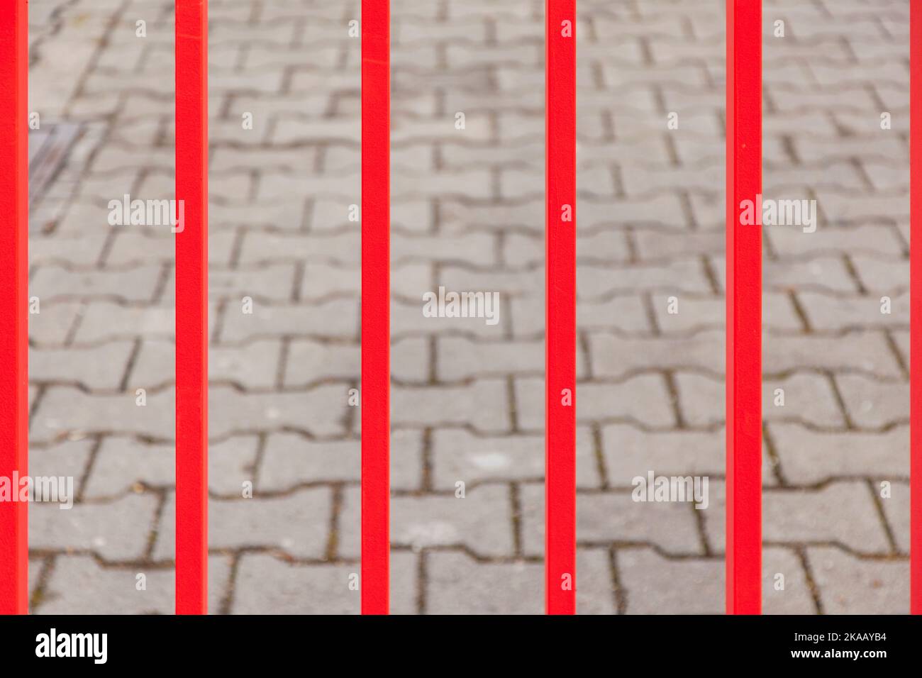 Iron Gate in harmonischen positiven Farben Stockfoto