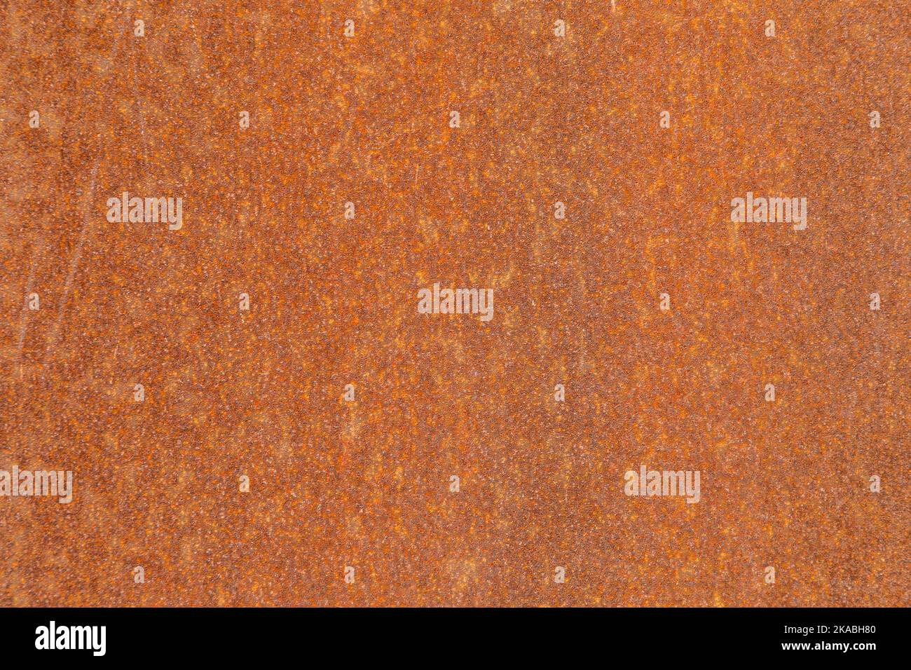 Rostiger Metallhintergrund aus einem alten Industrietank Stockfoto