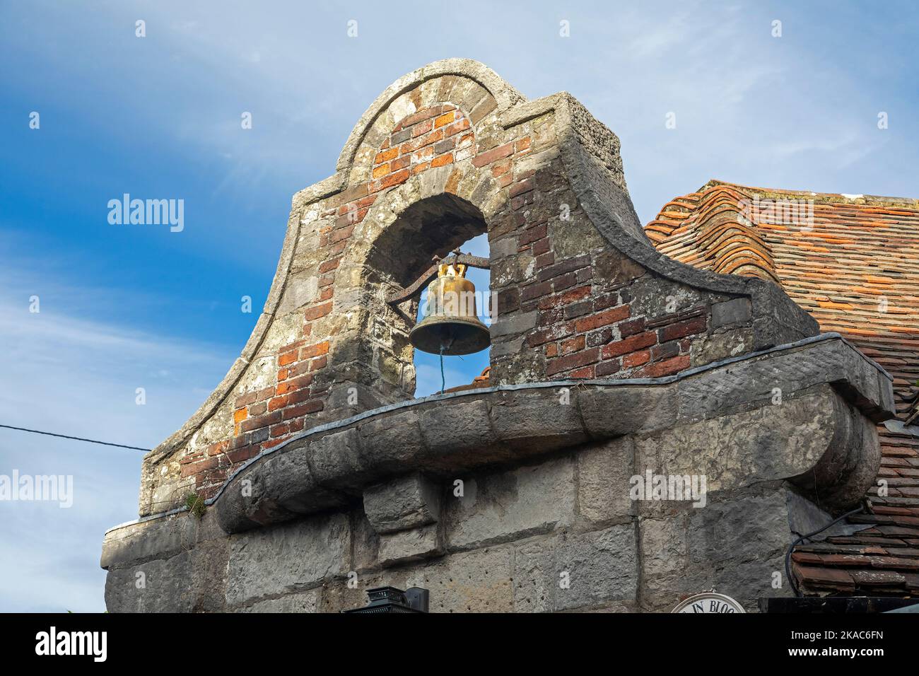 Old Bell Pub, The Mint Street, Rye, East Sussex, England, Großbritannien Stockfoto