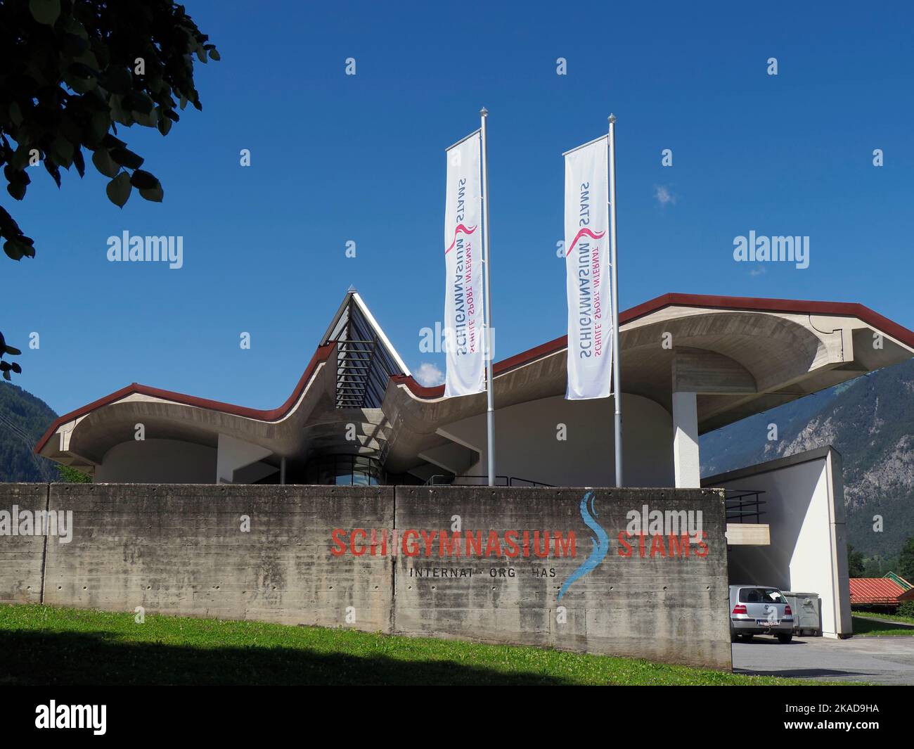 Internationale Skisprungschule, Stams, Österreich, Europa Stockfoto