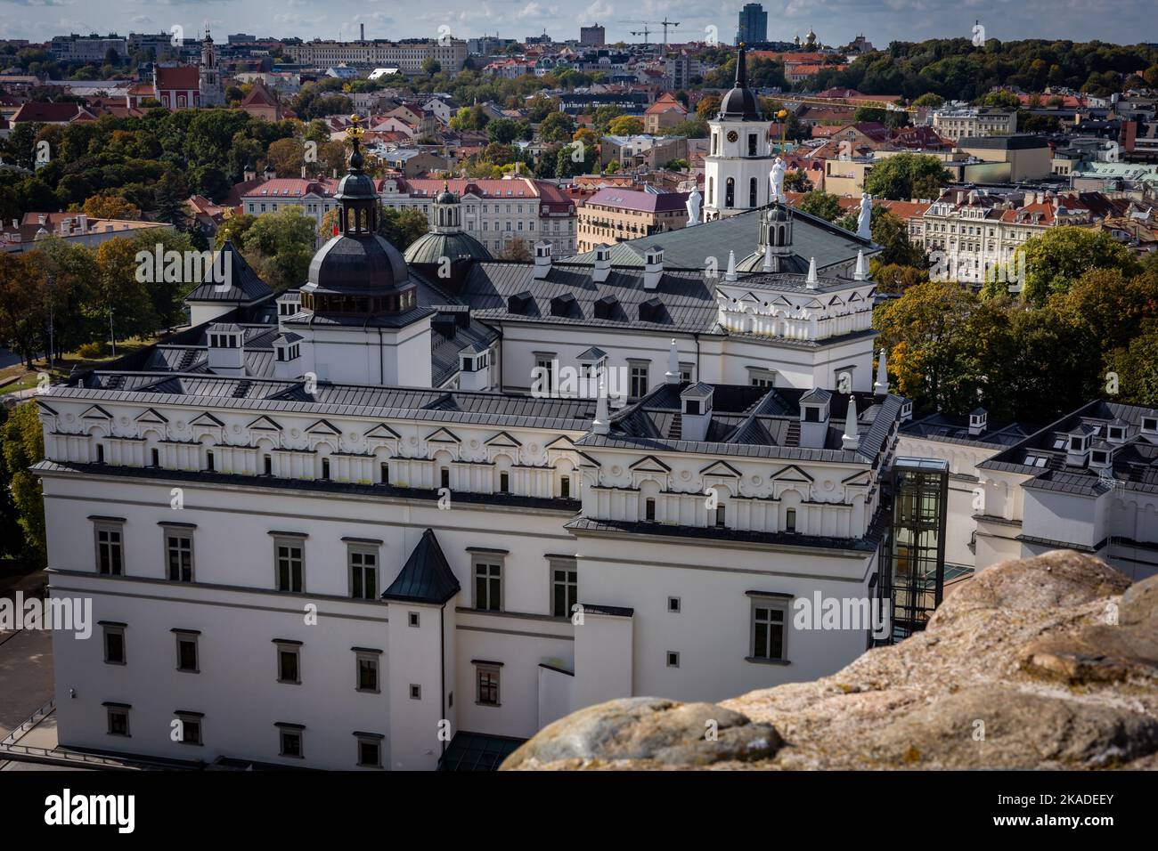 Vilnius, Litauen - 26. September 2022: Palast der Großfürsten von Litauen (Unteres Schloss). Stockfoto