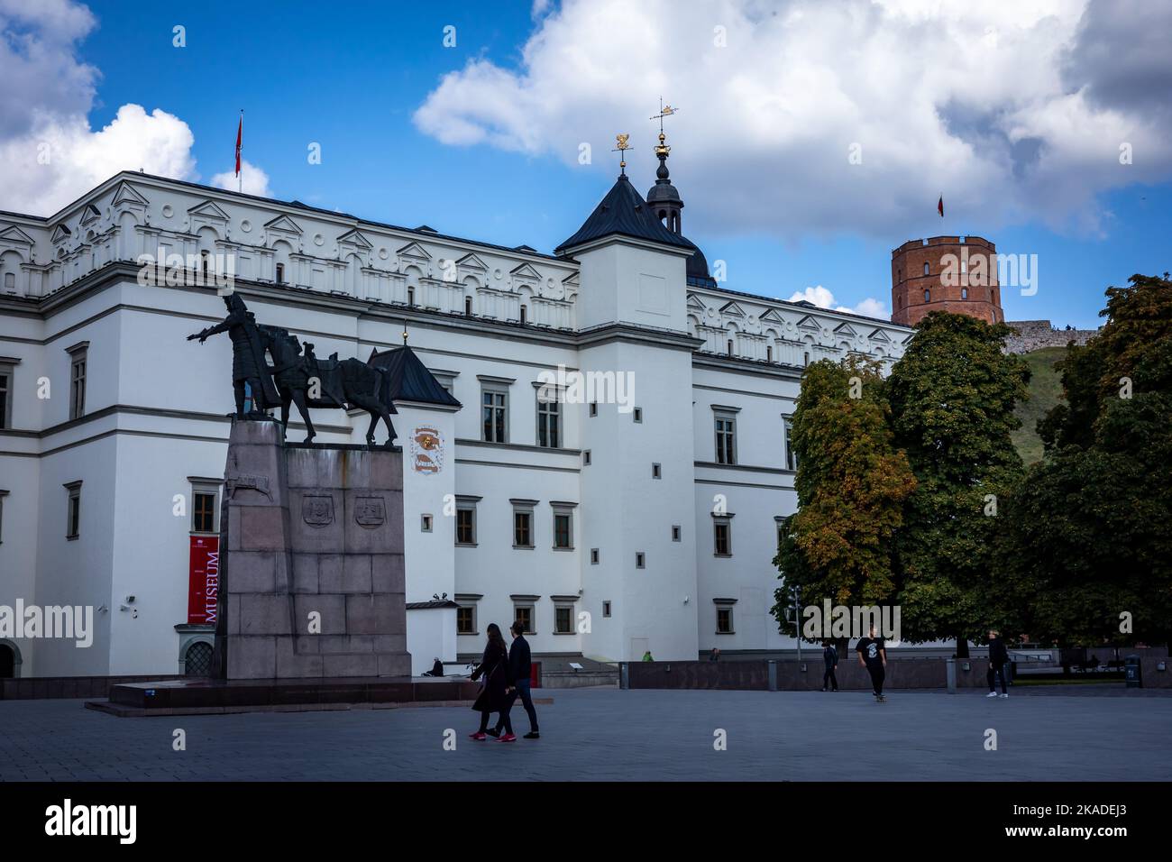 Vilnius, Litauen - 26. September 2022: Palast der Großfürsten von Litauen (Unteres Schloss). Stockfoto