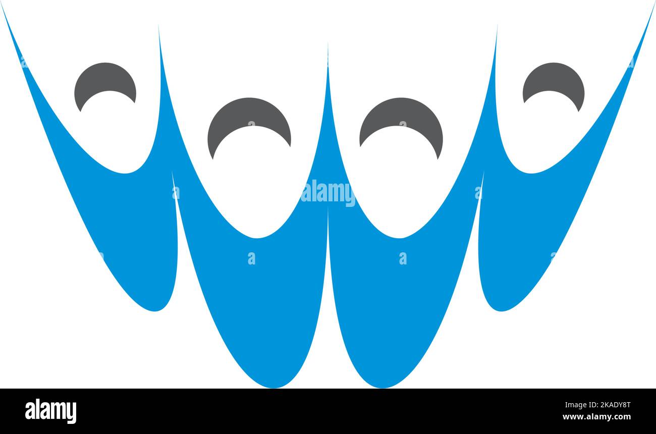 Gewinner feiern Vektor-Logo Symbol-Design Stock Vektor