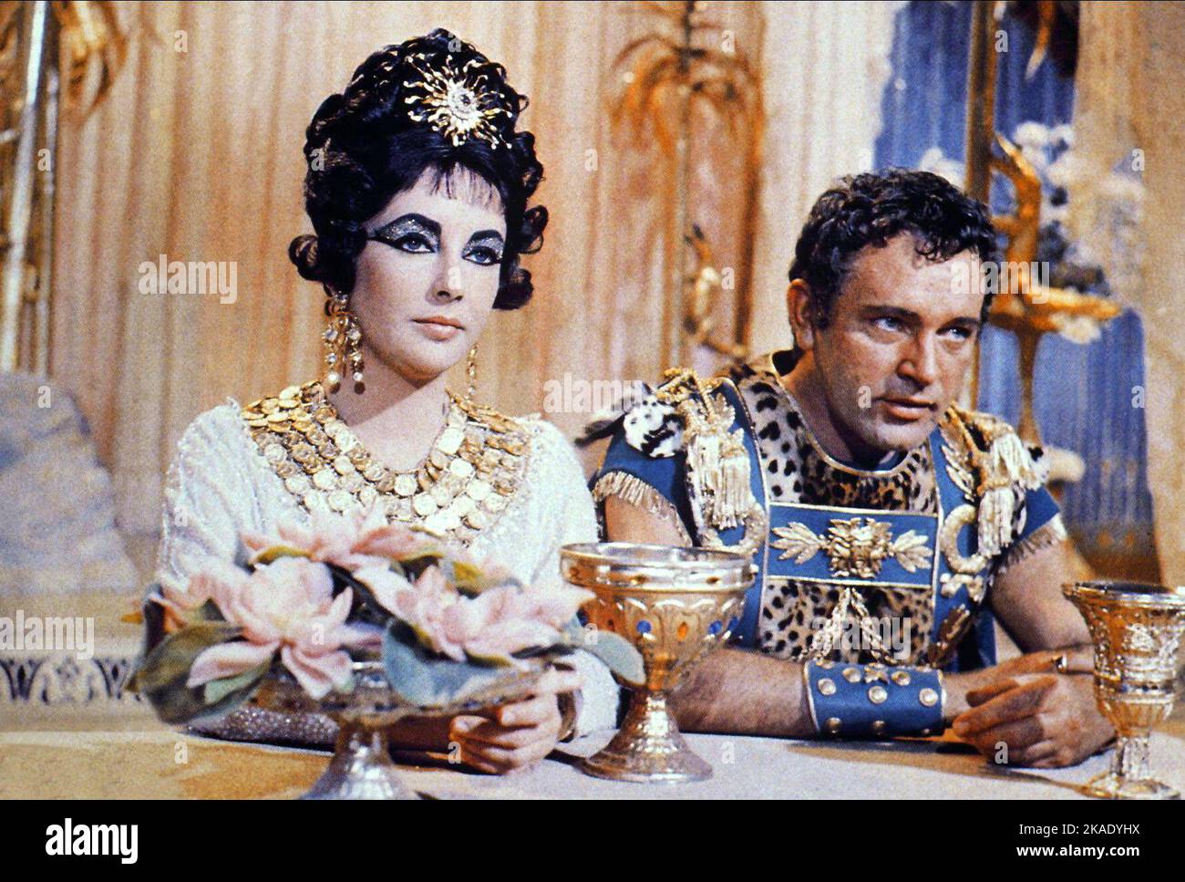 Cleopatra Elizabeth Taylor & Richard Burton Stockfoto
