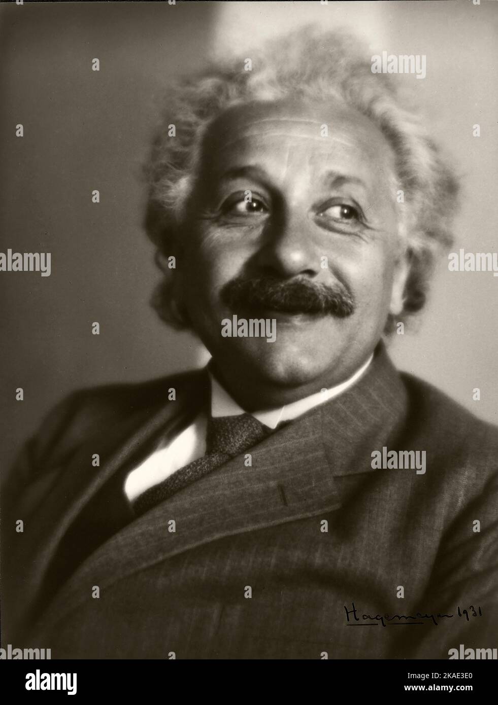 Albert Einstein im Jahr 1931 Stockfoto