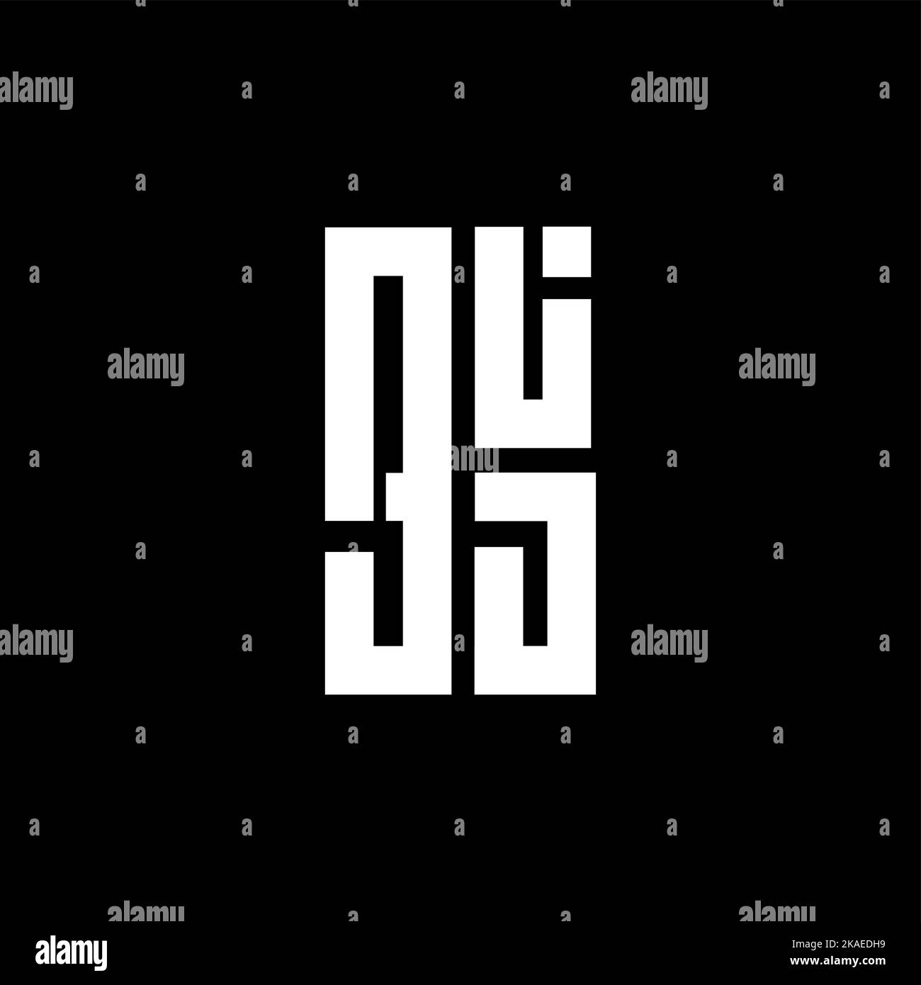 Grafisches Om-Symbol. OM-Zeichen in Fettschrift nach geometrischer Form. Stock Vektor