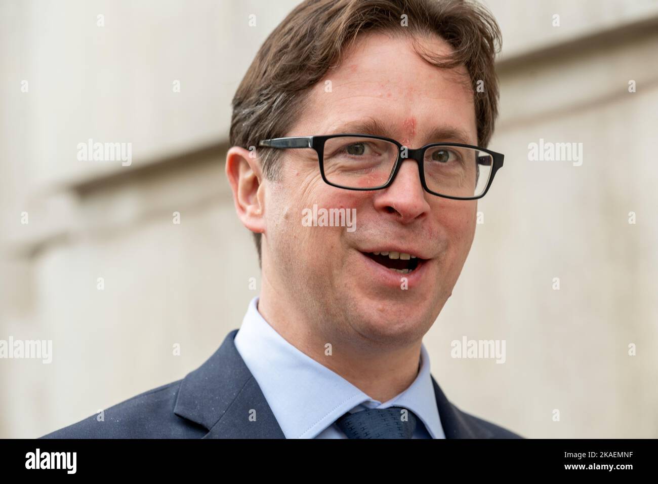 London, Großbritannien. 2.. November 2022. Minister im Kabinett Alex Burghart MP, Parlamentarischer Sekretär, Kabinett Kredit: Ian Davidson/Alamy Live News Stockfoto