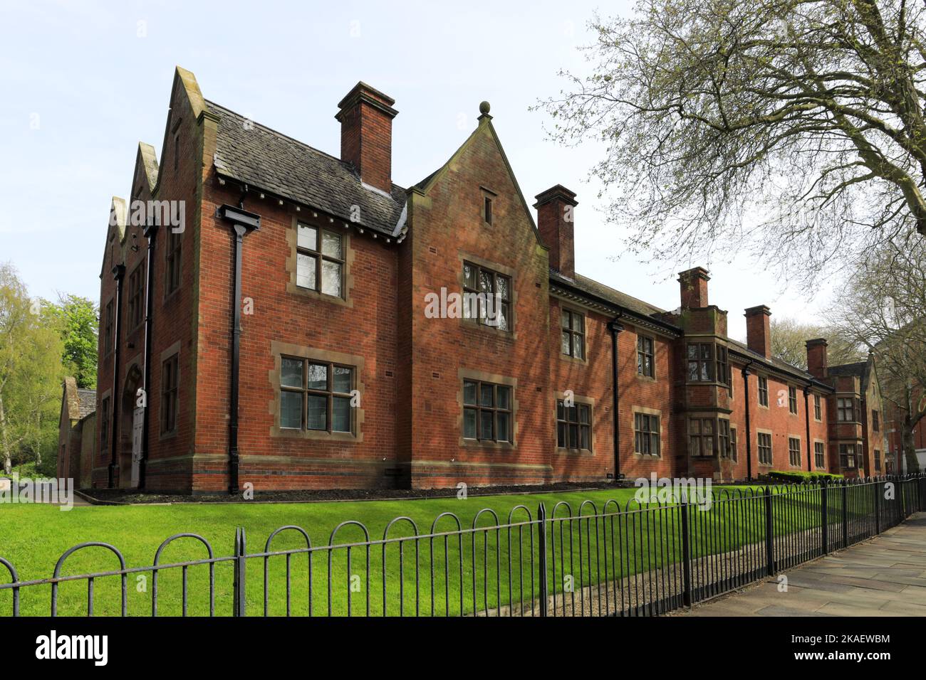Das alte Trinity Hospital Gebäude, Leicester City; Leicestershire; England Stockfoto