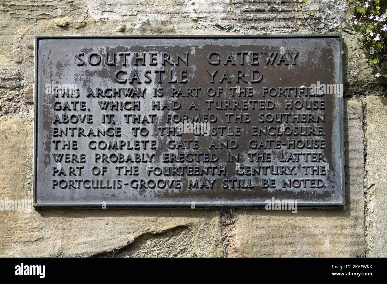 South Gateway, Newarke, Leicester City, Leicestershire, England; VEREINIGTES KÖNIGREICH Stockfoto
