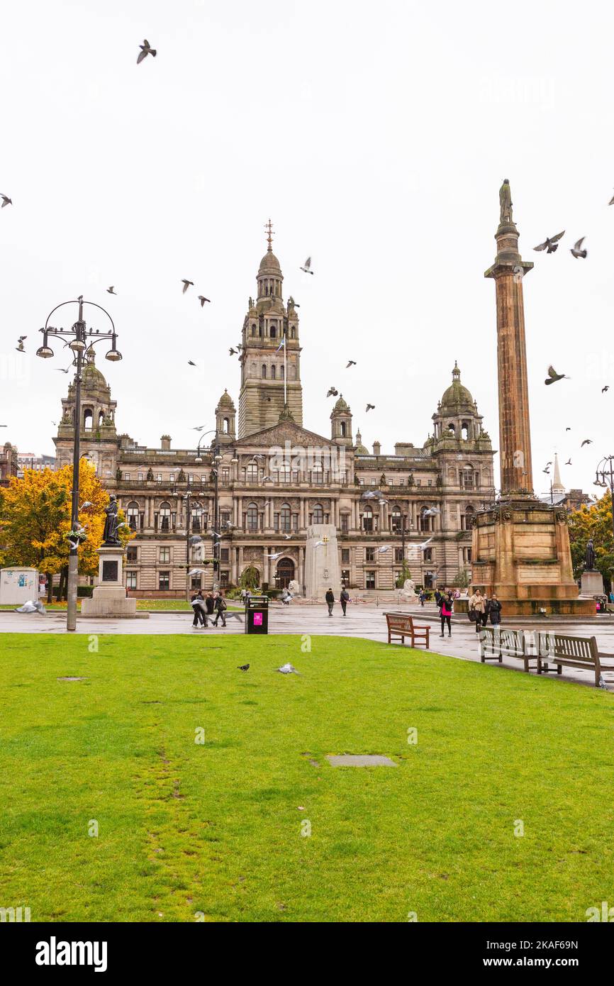George Square,Glasgow, Schottland, Vereinigtes Königreich. Stockfoto