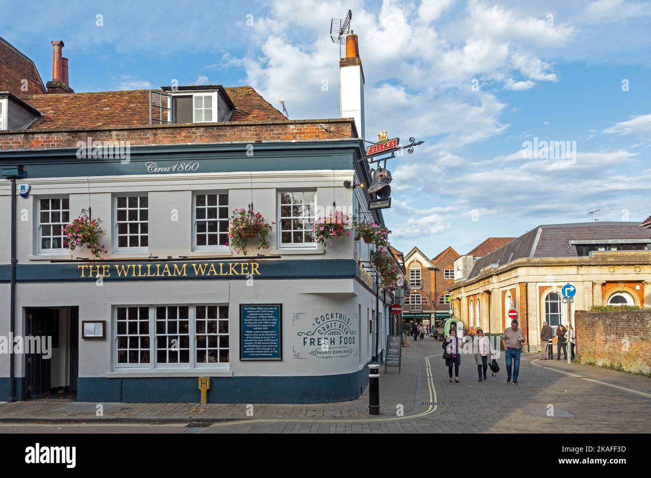 The William Walker Pub, Winchester, Hampshire, England, Großbritannien Stockfoto