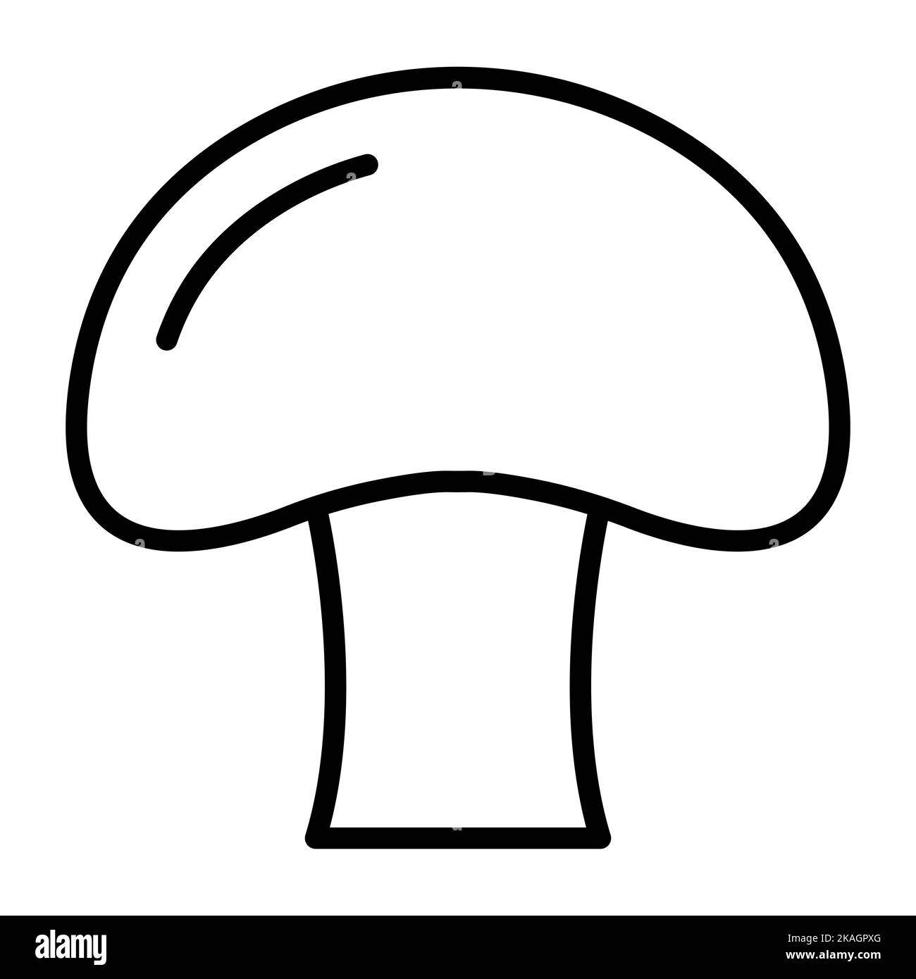 Pilzsymbole für Grafikdesign, Logo, Website, Social Media, mobile App, UI-Abbildung Stock Vektor