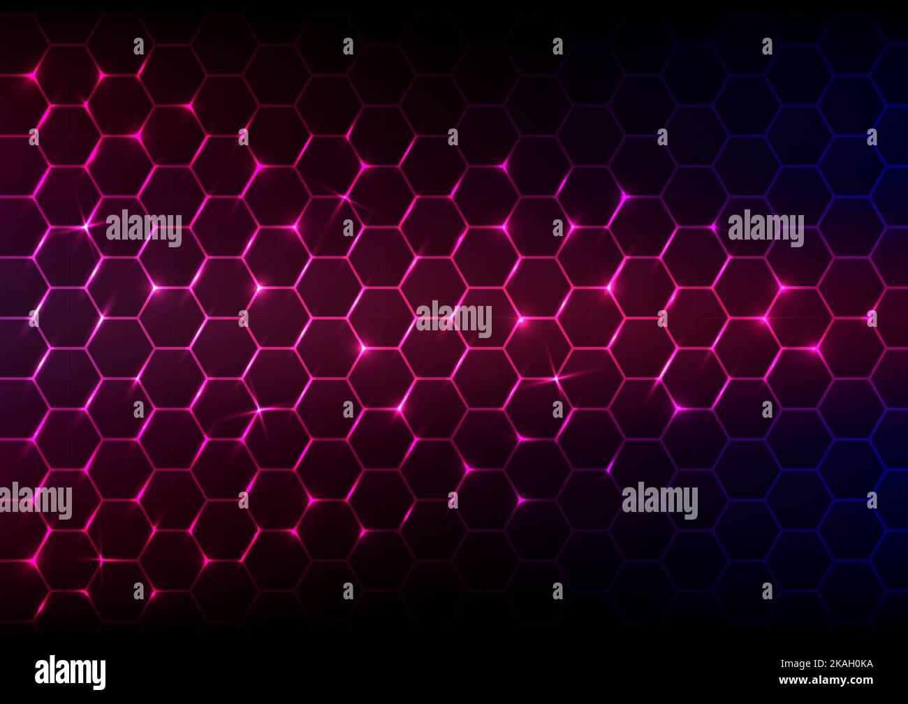 Weihnachten Party Neon Licht Dekoration Online-Technologie futuristische abstrakte Hintergrund Polygon Muster Vektor Illustration Stock Vektor