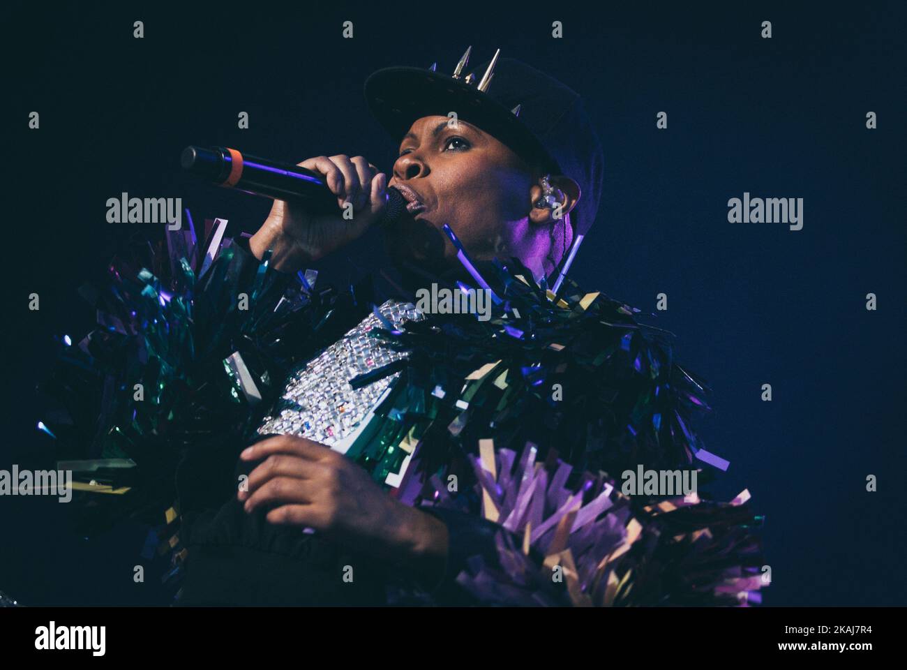 Die englische Band Skunk Anansie treten am 1. 1.. Mai 2016 beim Konzert auf der Piazza San Giovanni in Rom auf (Foto: Luca Carlino/NurPhoto) *** Bitte benutzen Sie den Credit from Credit Field *** Stockfoto