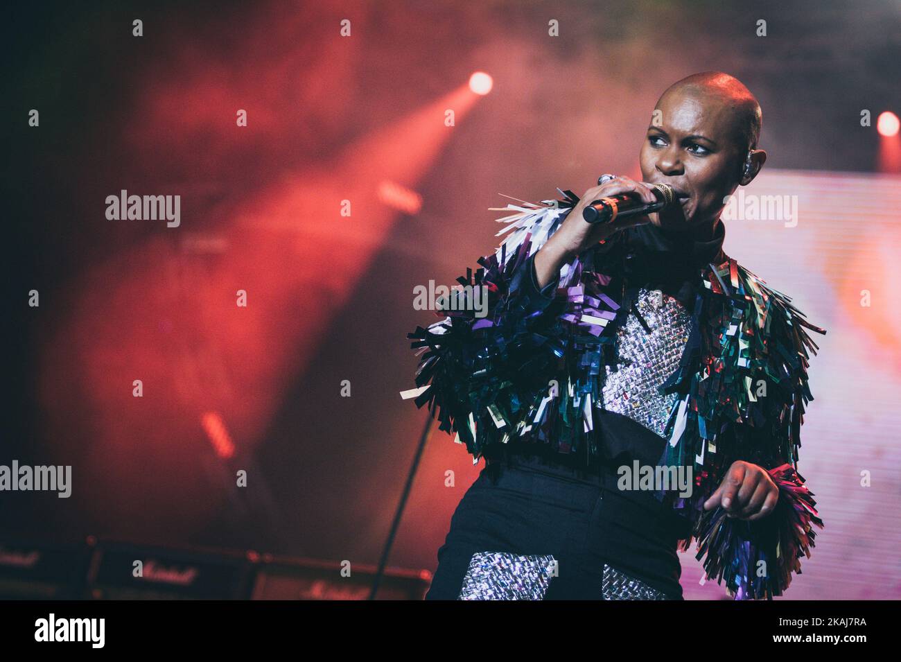 Die englische Band Skunk Anansie treten am 1. 1.. Mai 2016 beim Konzert auf der Piazza San Giovanni in Rom auf (Foto: Luca Carlino/NurPhoto) *** Bitte benutzen Sie den Credit from Credit Field *** Stockfoto