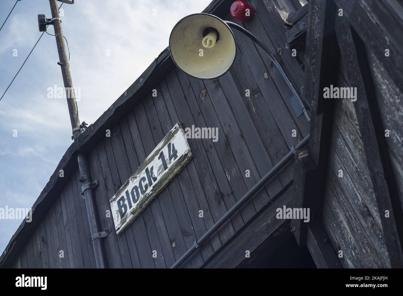 KZ Majdanek in Lublin, Polen, am 17. August 2016. Das KZ Majdanek war ein Todeslager, das 1941 auf Befehl des SS-Kommandanten Heinrich Himmler erbaut wurde. (Foto von Oscar Gonzalez/NurPhoto) *** Bitte benutzen Sie die Gutschrift aus dem Kreditfeld *** Stockfoto