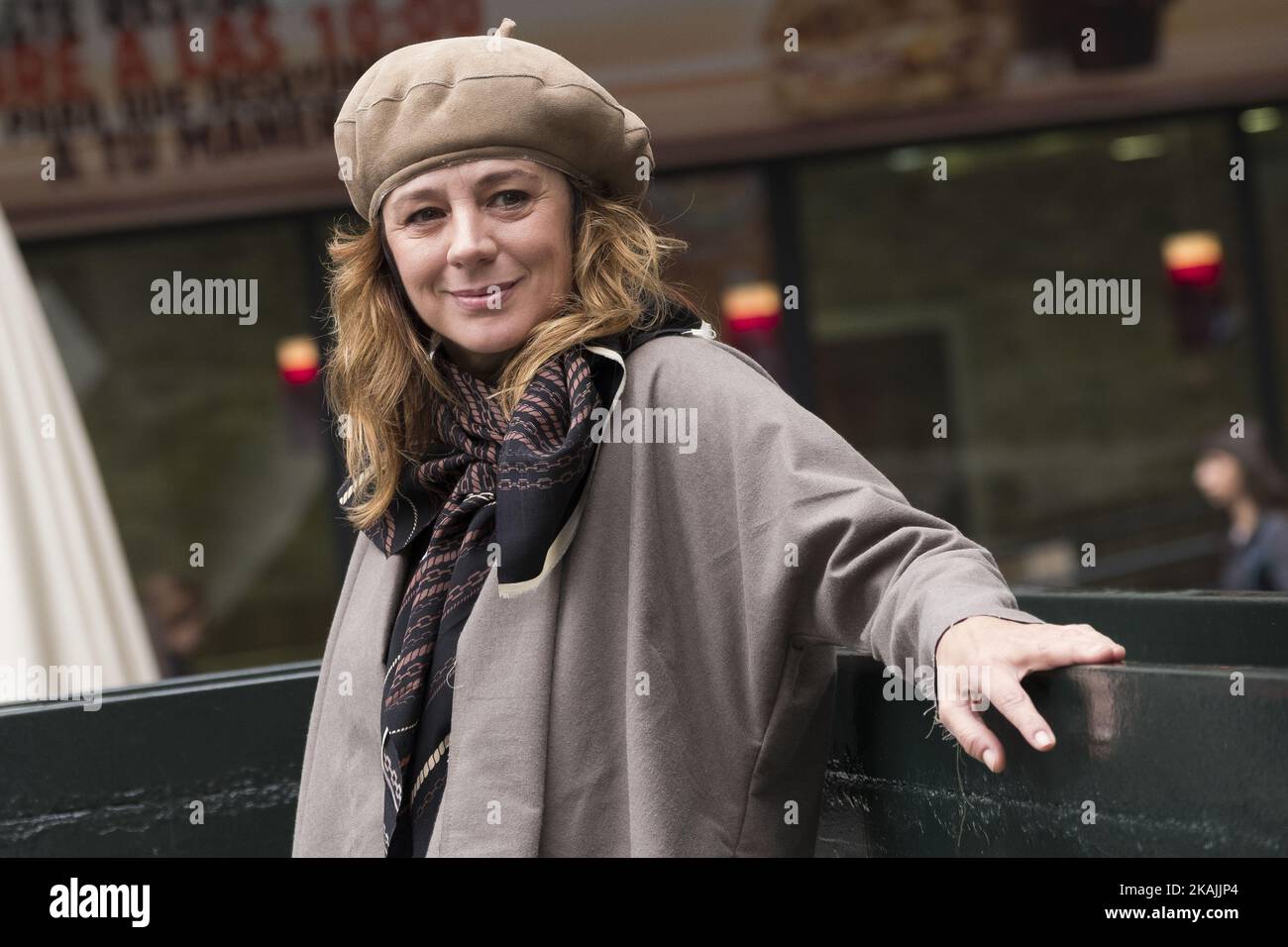 Schauspielerin Emma Suarez nimmt an der Präsentation des Films "The next skin" in Madrid, Spanien, am 18. Oktober 2016 Teil (Foto von Oscar Gonzalez/NurPhoto) *** Bitte benutzen Sie den Credit-Bereich *** Stockfoto