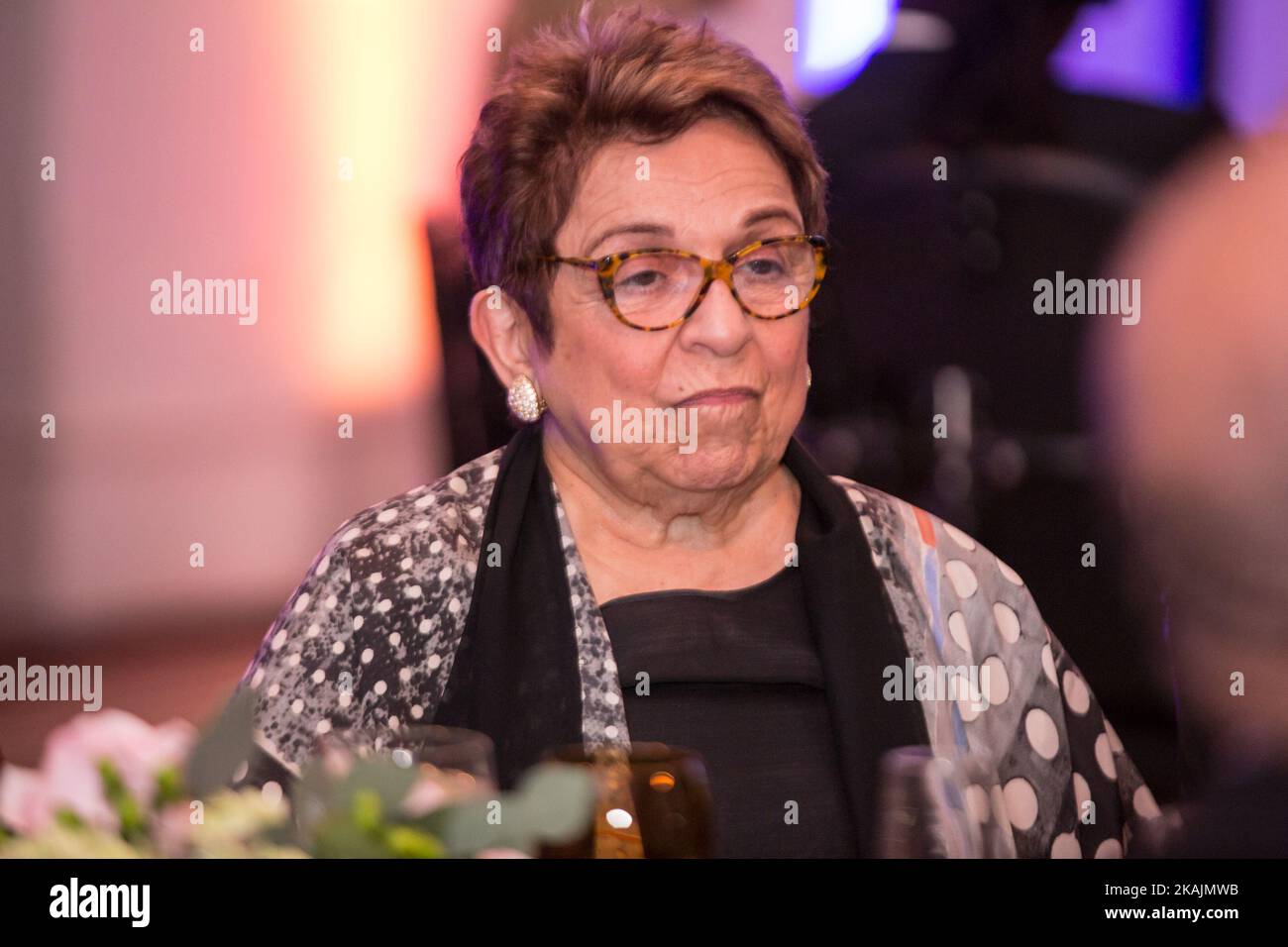 Donna Shalala (Präsidentin, Clinton Foundation), beim jährlichen Abendessen des Smithsonian National Museum of African Art 1. bei den African Art Awards im Smithsonian Arts & Industries Building am Freitag, den 28.. Oktober 2016 in Washington, DC, USA. (Foto von Cheriss May/NurPhoto) *** Bitte nutzen Sie die Gutschrift aus dem Kreditfeld *** Stockfoto