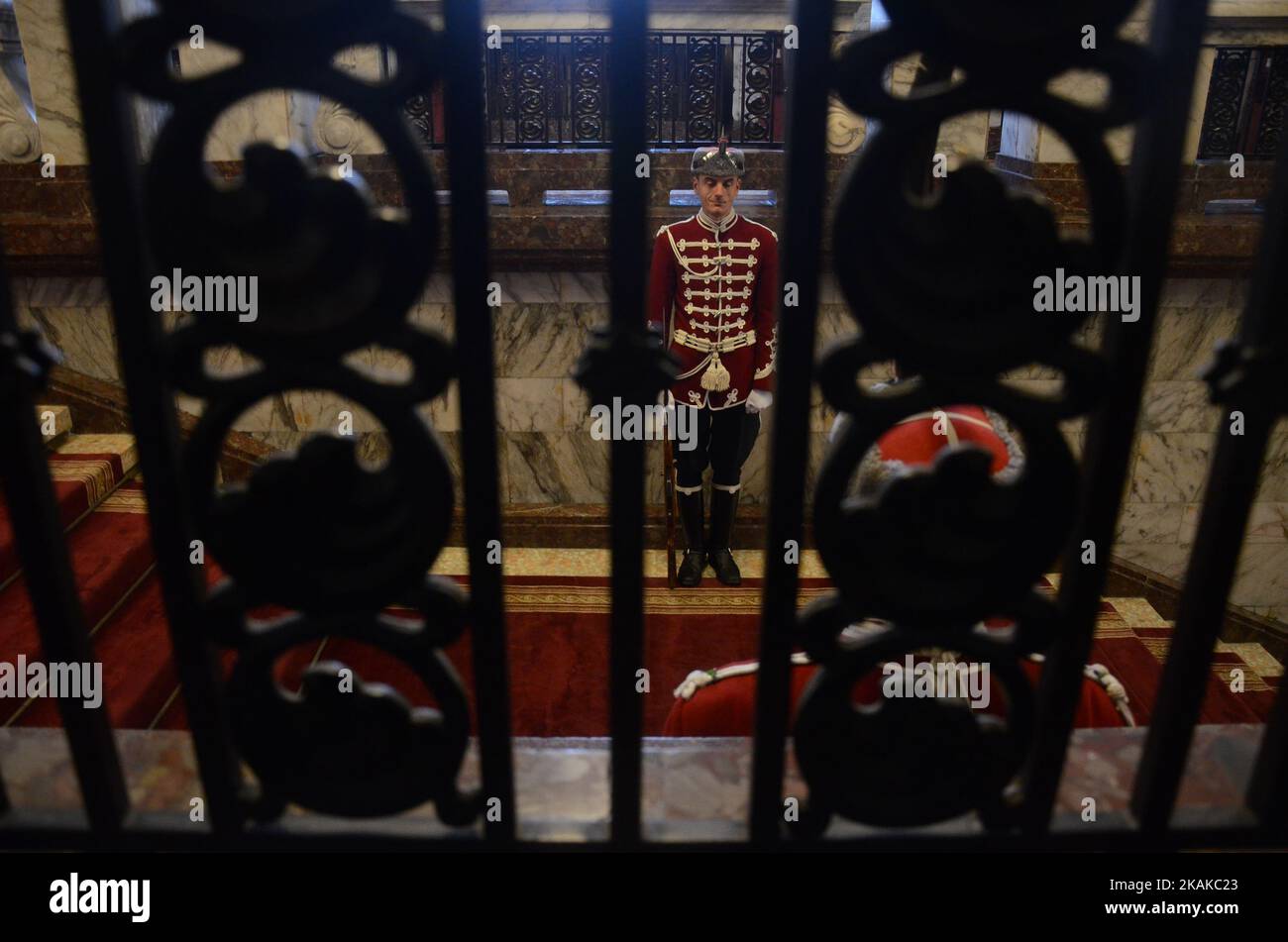 Bulgariens neuer Präsident Rumen Radev während der Eröffnungszeremonie