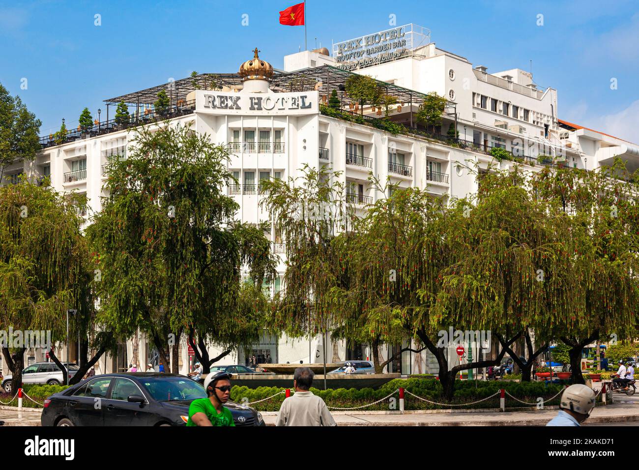 Rex Hotel, historisches Wahrzeichen von Ho-Chi-Minh-Stadt, Vietnam Stockfoto