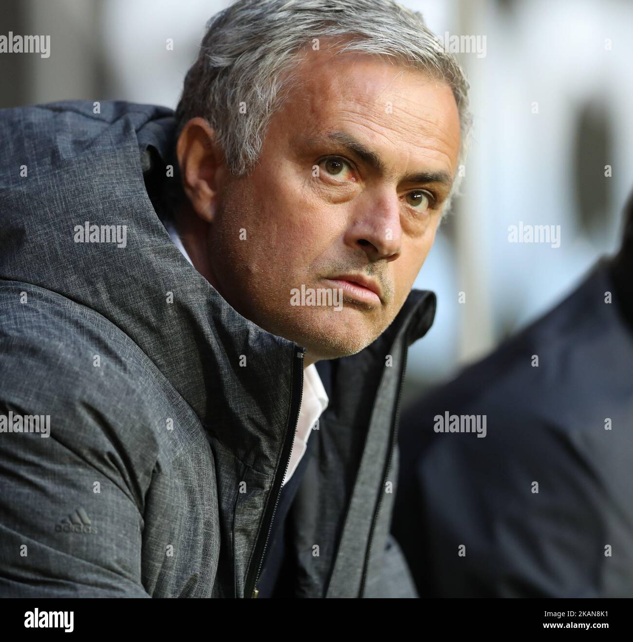 Der portugiesische Manager von Manchester United, Jose Mourino, ist vor dem UEFA Europa League-Finale Ajax Amsterdam gegen Manchester United am 24. Mai 2017 in der Friends Arena in Solna bei Stockholm abgebildet. (Foto von Raddad Jebarah/NurPhoto) *** Bitte nutzen Sie die Gutschrift aus dem Kreditfeld *** Stockfoto